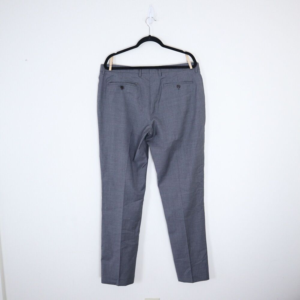 Maison Margiela IT 54 Gray Wool Trousers Slim Straight Leg Pants - Picture 6 of 9